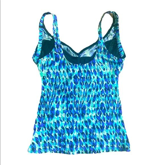 Profile Tankini with Underwire Built in Bra Size 34D - Picture 2 of 7